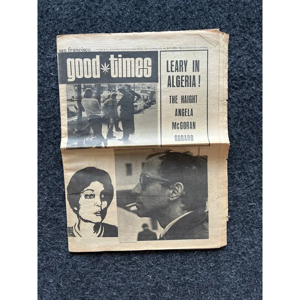 1970s High Times Underground Newspaper, Black Panther Party, Vintage Antique Co